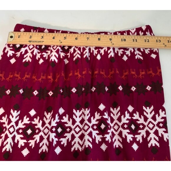 Agnes & Dora Reindeer Fair Isle Adult Leggings Size Large Polyester/Spandex NWT - Picture 6 of 8